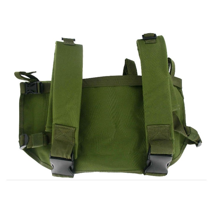 Gilet tactique GI OD + 4 pots