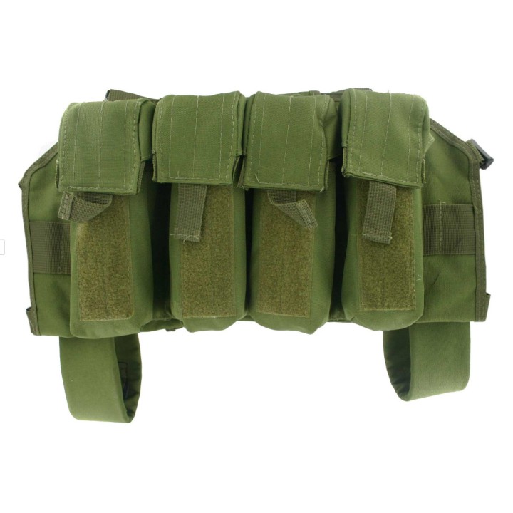 Gilet tactique GI OD + 4 pots