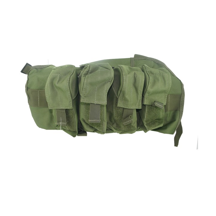 Gilet tactique GI OD + 4 pots