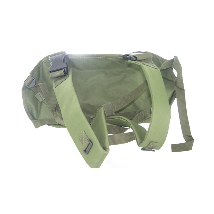 Gilet tactique GI OD + 4 pots