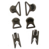 Clips Pour Masque Tan