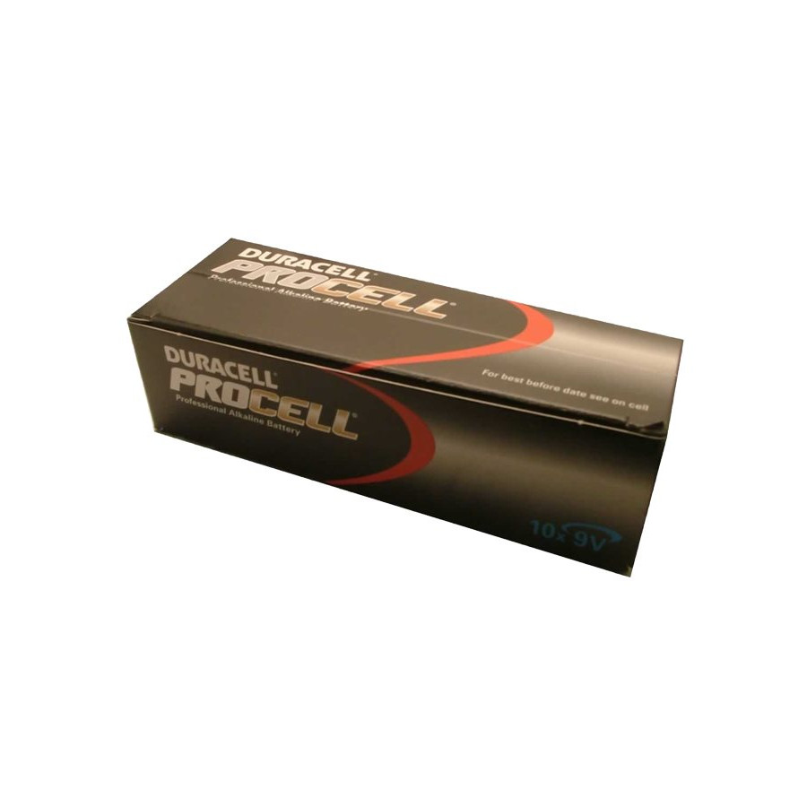 Lot de 10 Piles Duracell 9V