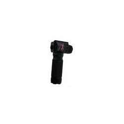 Tactical Grip with Flashlight & Red Laser