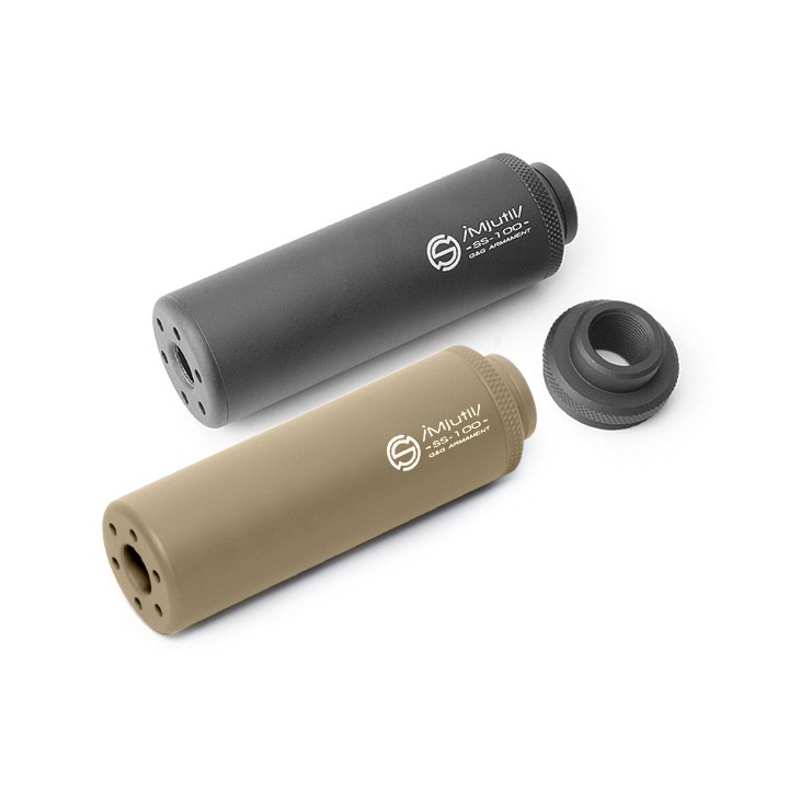 SILENCIEUX SS-80 AVEC ADAPTATEUR 14MM HORAIRE ANTI HORAIRE