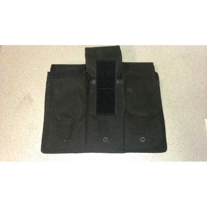 Pouch MOLLE Triple Holster M4 Mag.