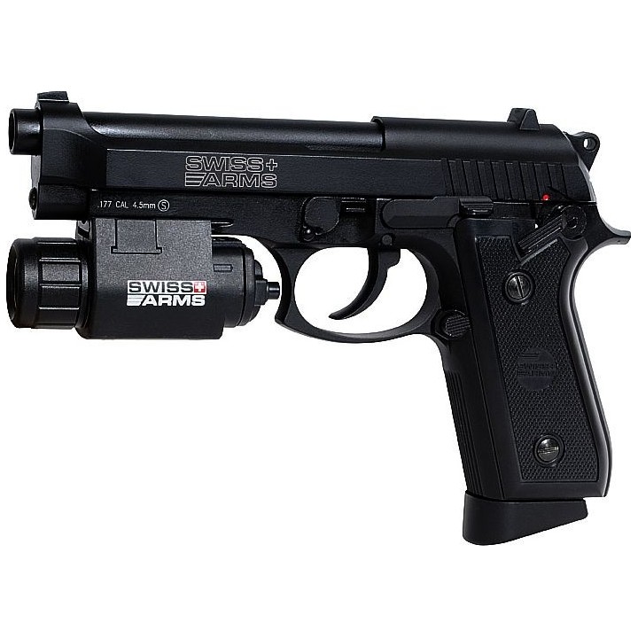 SWISS ARMS P92 Co2 metal 4,5mm culasse mobile 21BB's