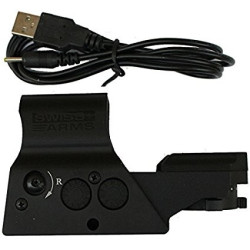 Point Rouge rechargeable Reflex 8 Reti - vert/rouge + cable USB