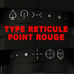Point Rouge rechargeable Reflex 8 Reti - vert/rouge + cable USB
