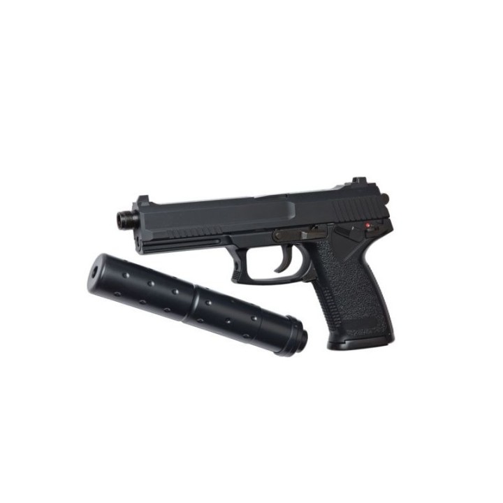 Gaz culasse fixe MK23 hop-up noir