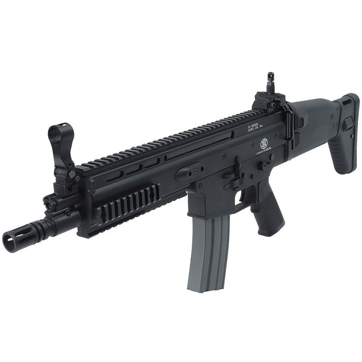 FN SCAR noir electrique 6 mm chargeur metal 450BB's Cybergun