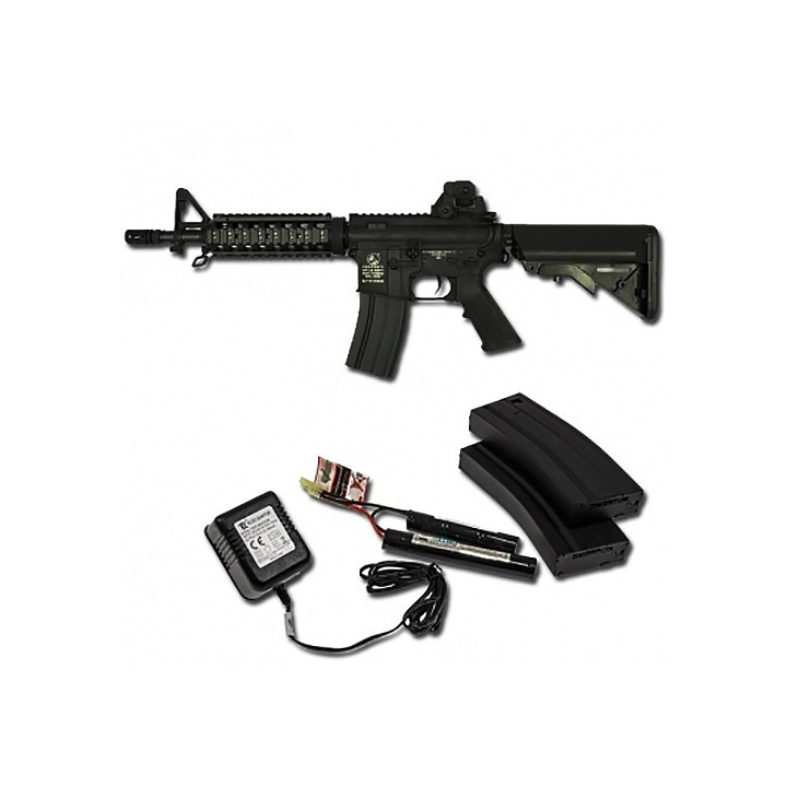 CYBERGUN COLT M4 CQB AEG FIBRE DE NYLON - NOIR