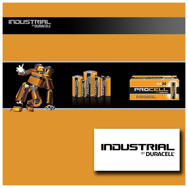 pile duracell industrial 6lr61/mn1604
