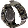 MONTRE TACTIQUE DIGITALE NOIRE camo vert