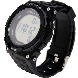 MONTRE TACTIQUE PODOMETRE NOIRE