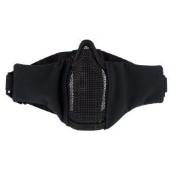 Metal Mesh pad with cheek pad Black