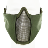 Metal Mesh pad with cheek pad Green
