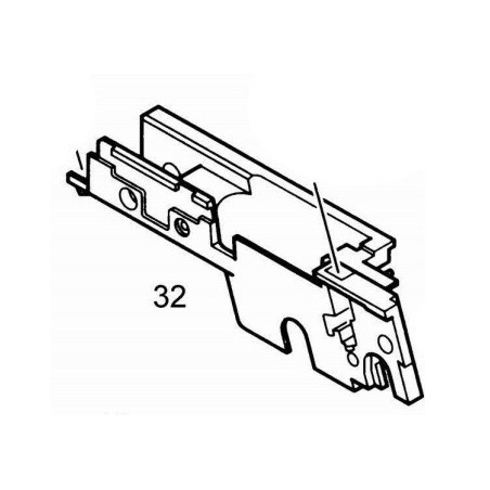 Front Chassis for KJW / ASG M1911 / KP-07
