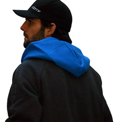 Veste a capuche Empire ZE Splash Blue XXL