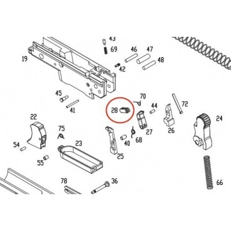 Impact Hammer for KSC / KWA TT-33