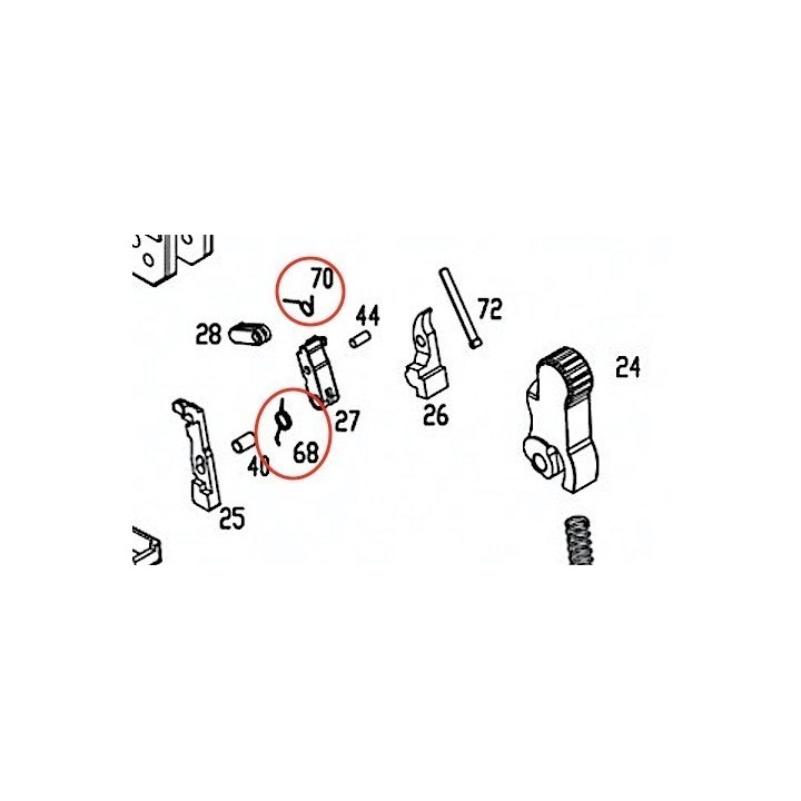 Hammer Spring Set for KSC / KWA TT-33