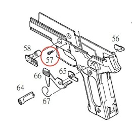 Frame Screw for KJW KP-01 P226