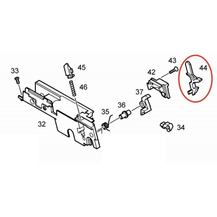 Disconnector for KJW / ASG M1911