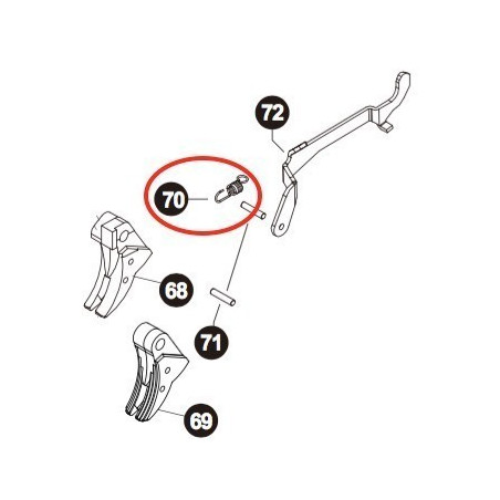 Trigger Bar Spring for Stark Arms S17 / S18 / S19