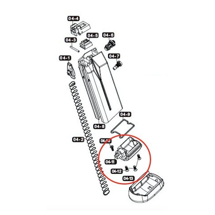 Magazine Base for VFC / Cybergun FNX-45