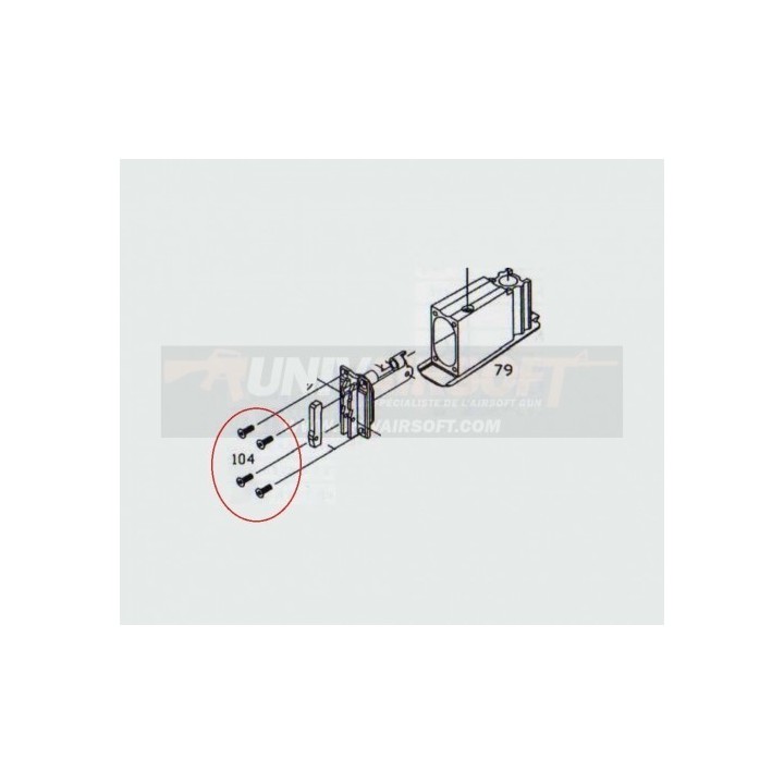 Magazine Cap Screw for M700