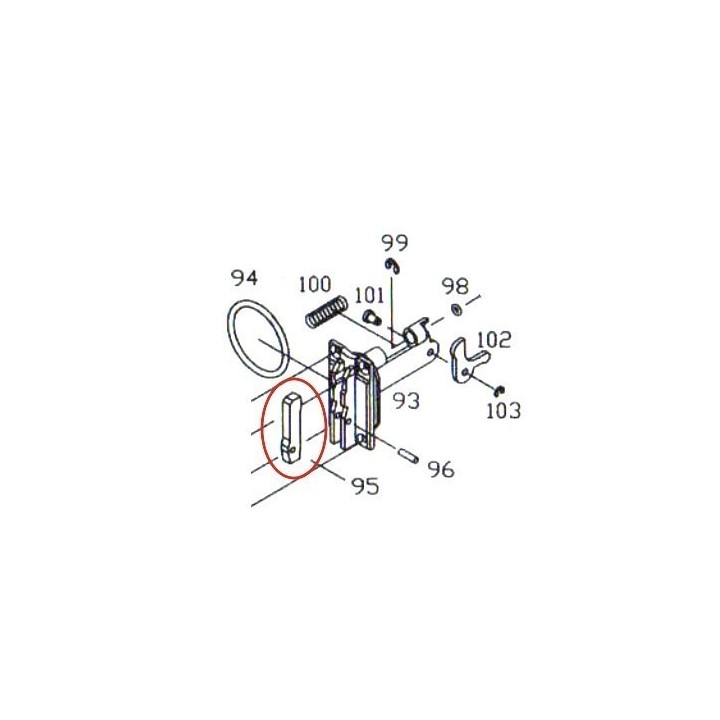 Knocker Catch for M700