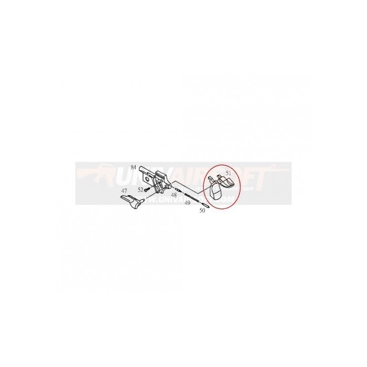 Grip Safety for KJW KP-06