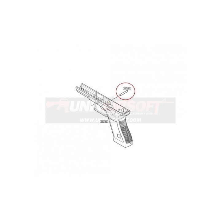 Central Pin for Marui Glock 18C