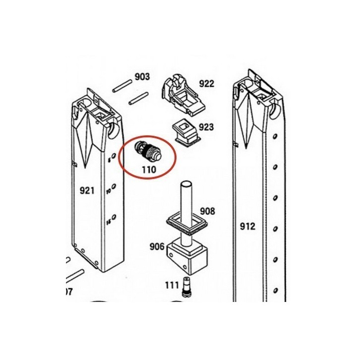 Valve for Magazine KSC / KWA M9