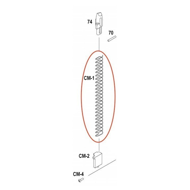 Follower Spring for KJW / ASG M9