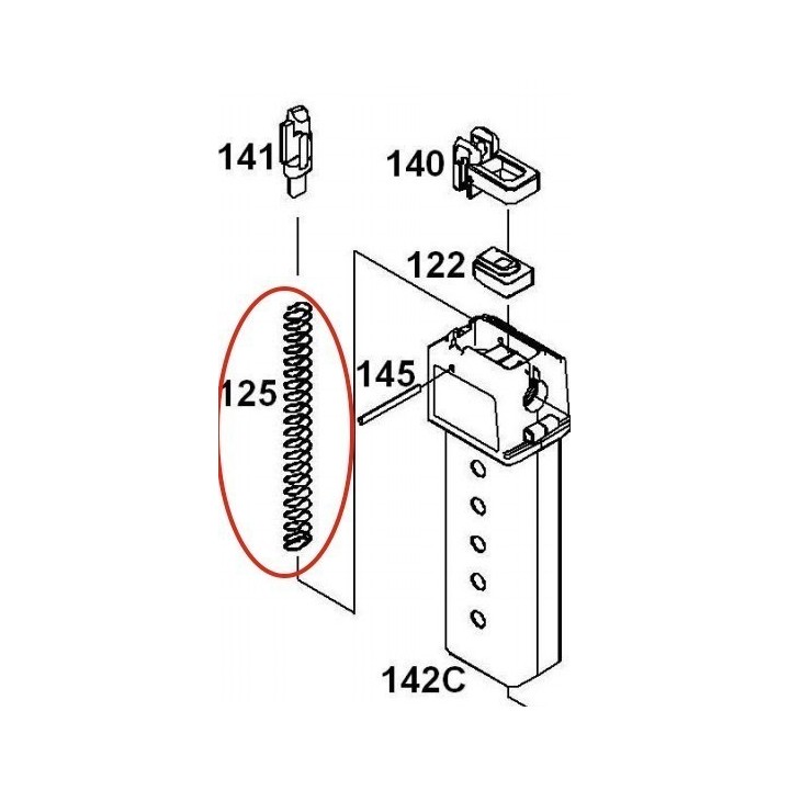 Magazine Spring for KJW KC-02