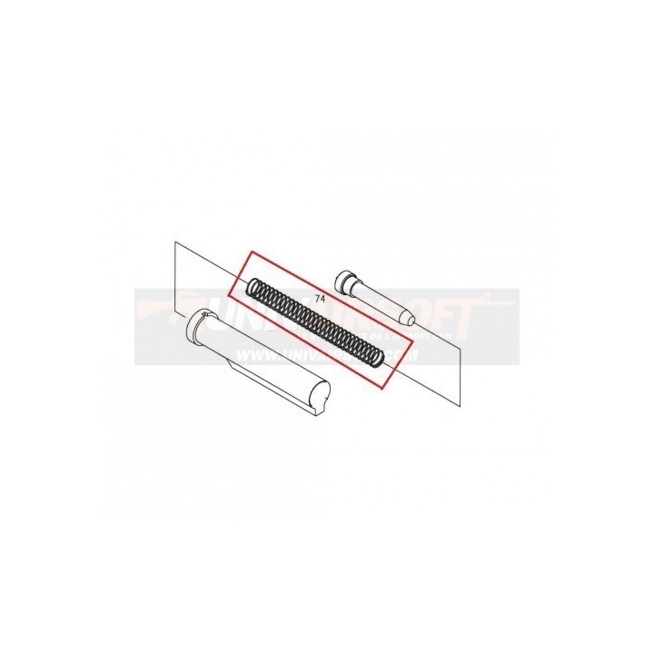 Recoil Spring for KJW M4 GBBR