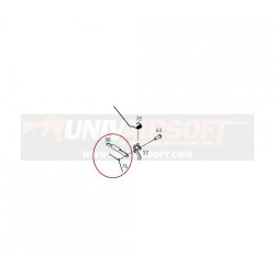 Valve Lock Plate for KJW M4 GBBR