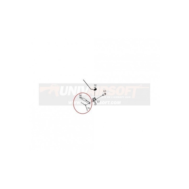 Valve Lock Plate for KJW M4 GBBR