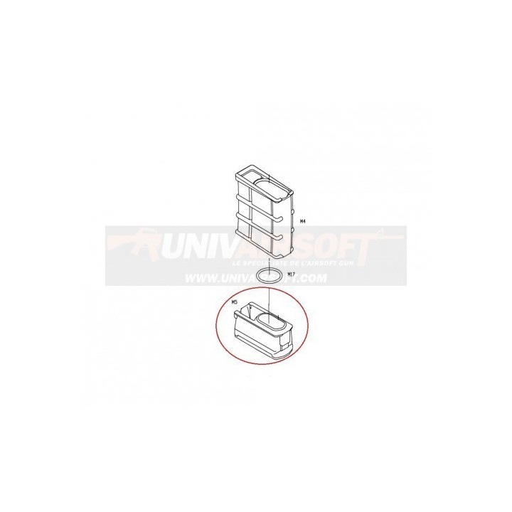 Magazine Under Body for KJW M4 GBBR