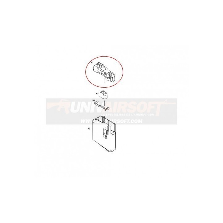 Magazine Lip for KJW M4 GBBR