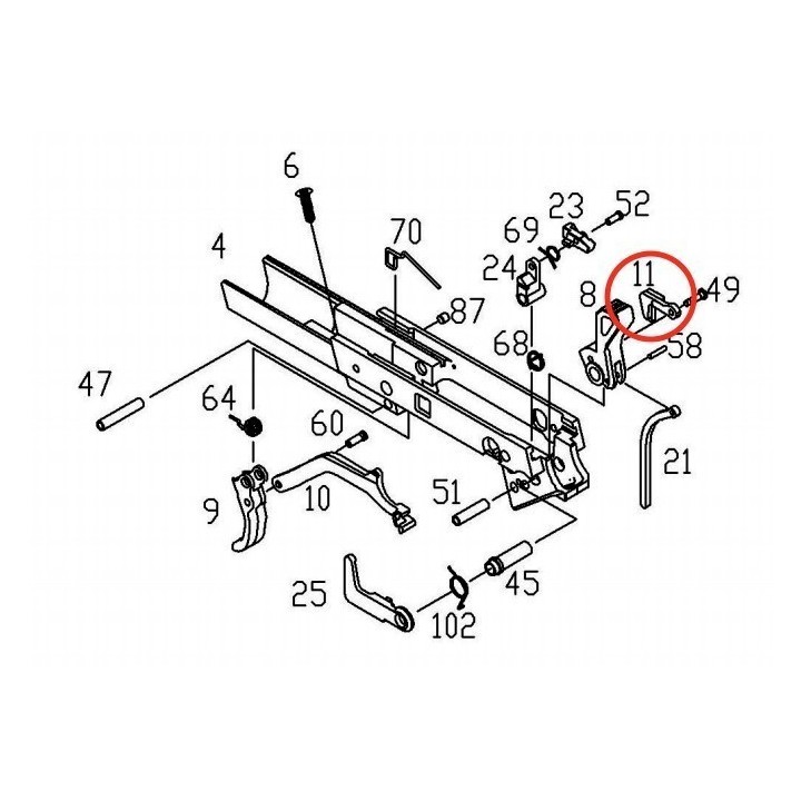 Disconnector for KJW / ASG CZ75 P09