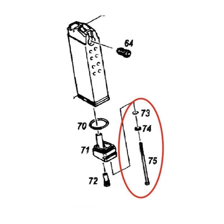 Magazine Screw for KJW Glock