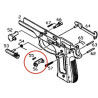 Magazine Catch for KJW / ASG M9 (Plastic)