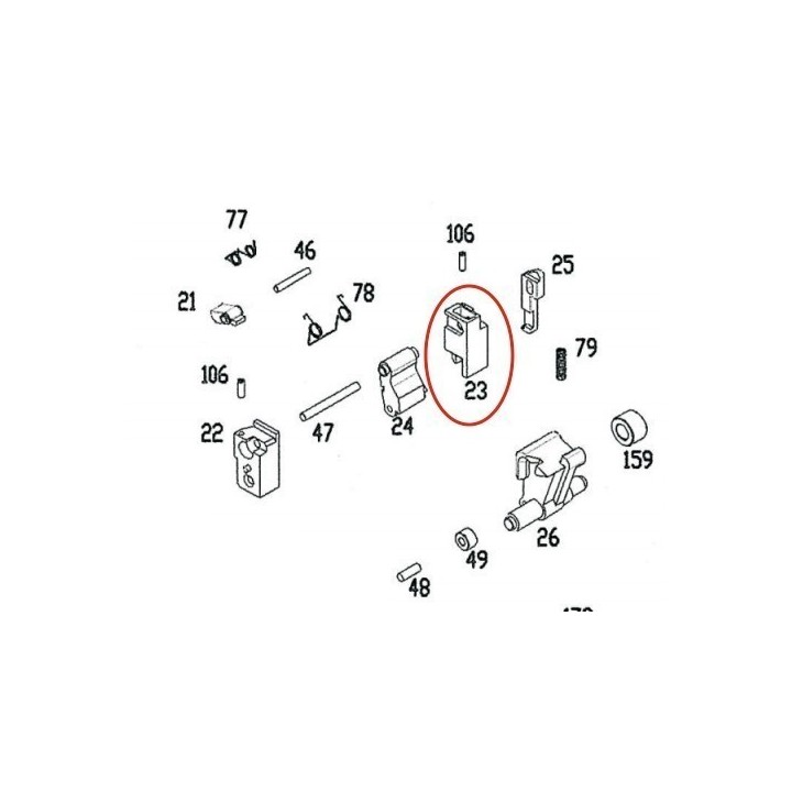 Impact Frame Right for KSC / ASG MP9