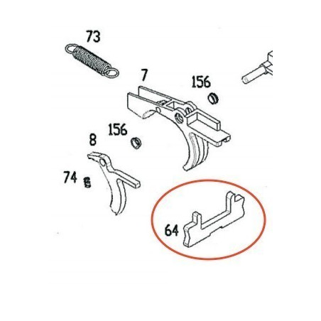 Latch for KSC / ASG MP9
