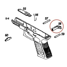 Magazine Catch for KJW / ASG CZ75 P09