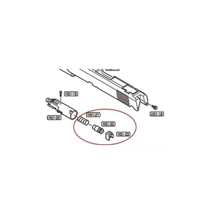 Nozzle Internal kit for Marui Hi Capa