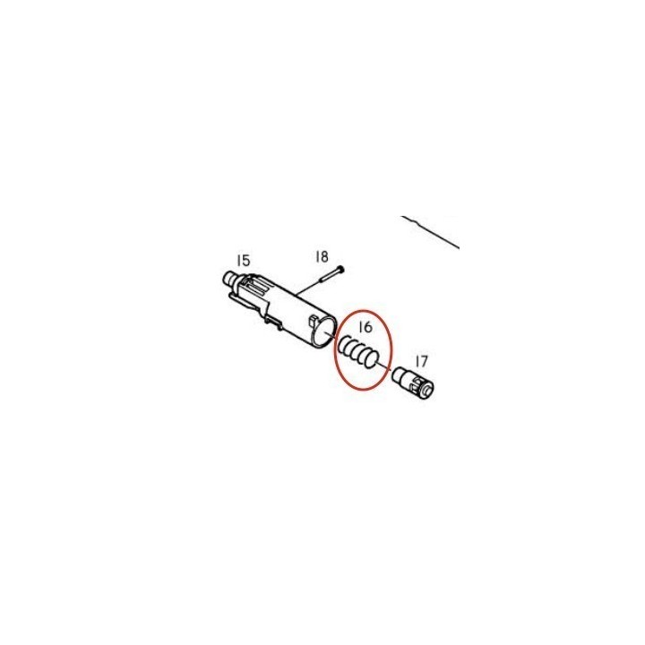Cylinder Valve Spring for KJW / ASG M1911 / KP-06