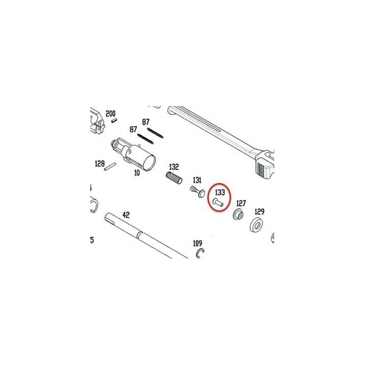 Piston Head Screw for KSC / ASG MP9