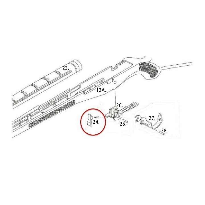 Magazine Catch for ASG M14